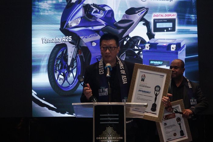 Dynavolt mendapat penghargaan untuk kualitas yang diberikan