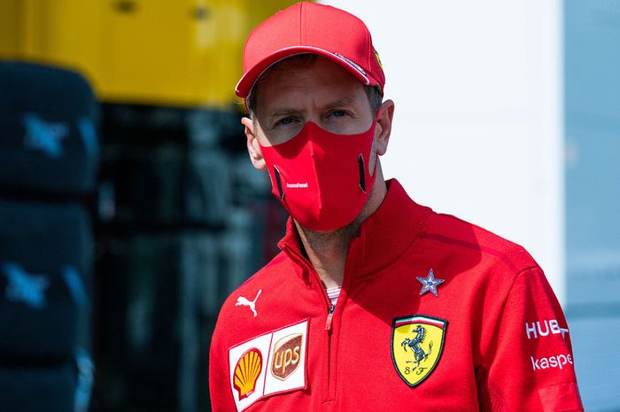 Sebastian Vettel menjelang balapan di seri ketujuh F1 Belgia 2020