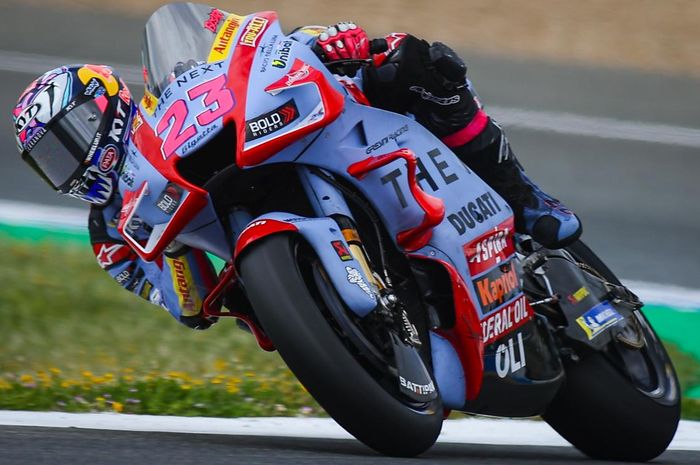 Enea Bastianini mencatatkan waktu tercepat dalam sesi FP2 MotoGP Prancis 2022