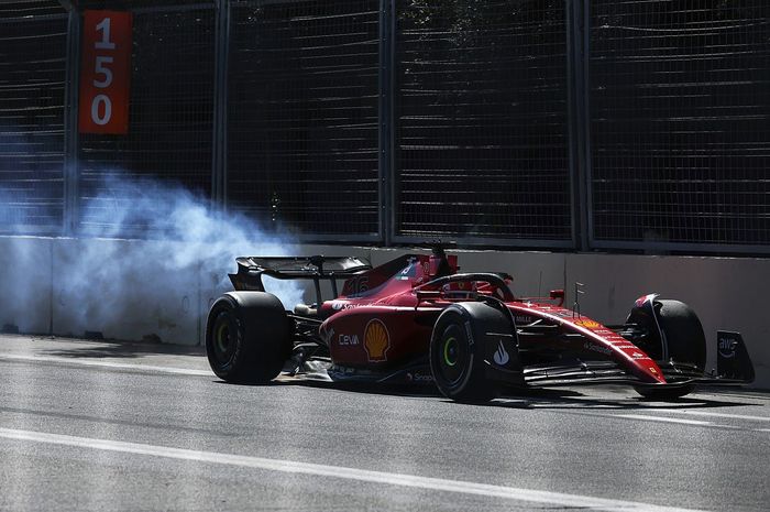 Charles Leclerc kecewa berat gagal finis di F1 Azerbaijan 2022 lantara kehilangan banyak poin di klasemen
