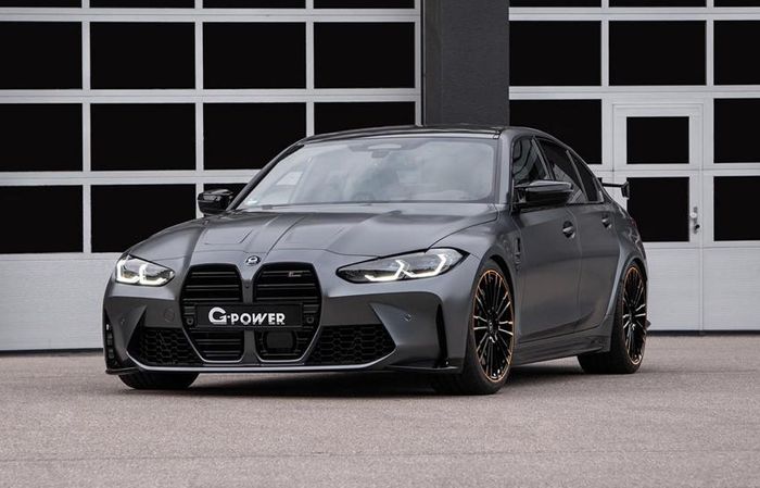 Modifikasi BMW M3 baru dengan pelek Hurricane RS