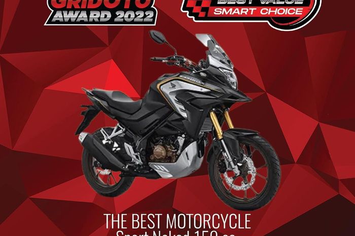 Honda CB150X sabet Gelar The Best Motorcycle Sport Naked 150 Cc