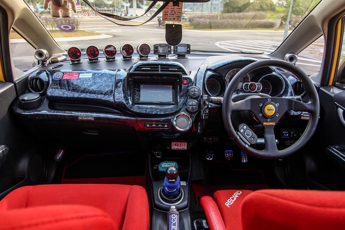 Tampilan kabin Honda Jazz GE8 bergaya sporty