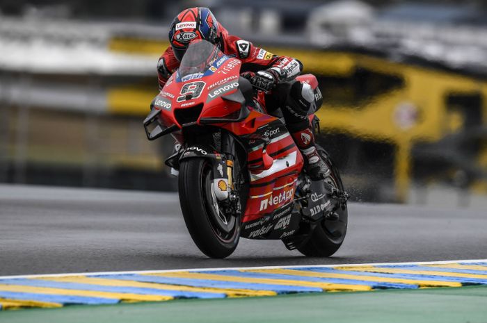 Danilo Petrucci menang MotoGP Prancis 2020, Valentino Rossi crash