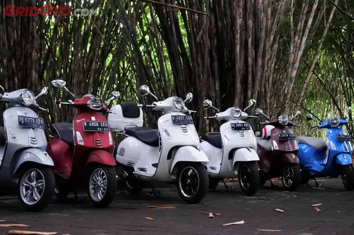 Jejeran Vespa dalam Iconic Ride