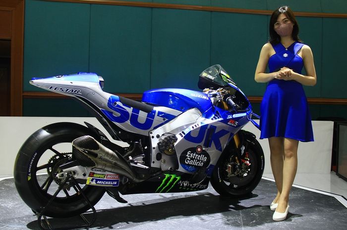 Suzuki GSX-RR yan dipamerkan SIS di Jakarta Auto Week (JAW) 2022.