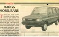 OtoJadul: Intip Daftar Harga Mobil 30 Tahun yang Lalu, Toyota Kijang dan Suzuki Katana Cuma Dijual Rp 18 Jutaan