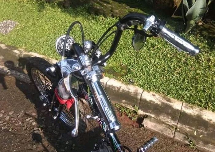 Honda Astrea Prima pasang setang custom