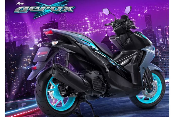 Yamaha Aerox versi 2023 diperkenalkan di Thailand