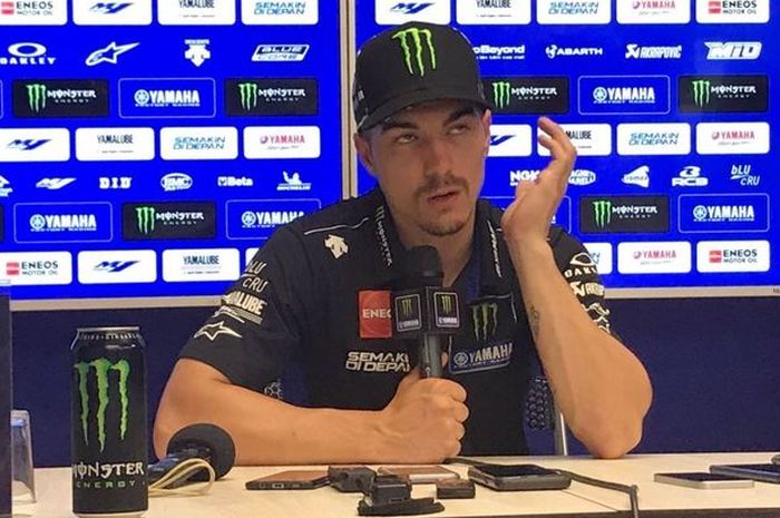 Maverick Vinales ungkapkan kekesalannya usai ditabrak oleh Jorge Lorenzo di MotoGP Catalunya