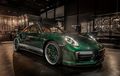 Porsche 911 Turbo Eye Catching, Jubah Emerald Green, Aura Kabin Retro