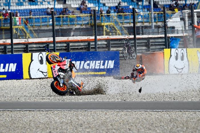 Jorge Lorenzo mengaku sudah kepikiran untuk pensiun usai mengalami kecelakaan hebat di MotoGP Belanda lalu
