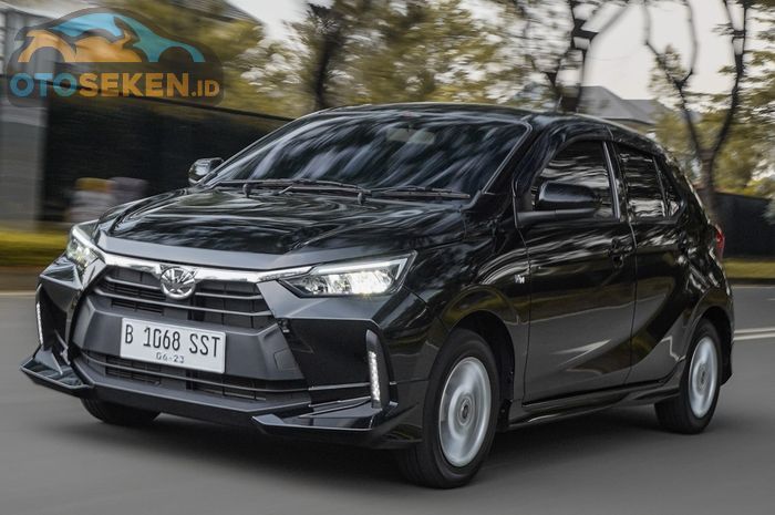 Spesifikasi dan kisaran harga Toyota Agya 1.0 tahun 2024 seken.