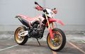 Honda CRF150L Berotot, Ganti Swing Arm, Ada 3 Pilihan Model 
