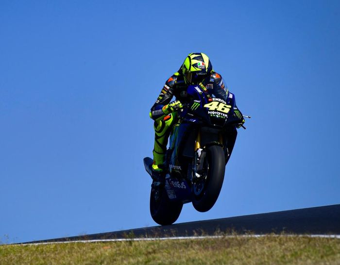 Valentino Rossi menjajal sirkuit Portimao dalam sesi tes yang berlangsung pada bulan Oktober lalu