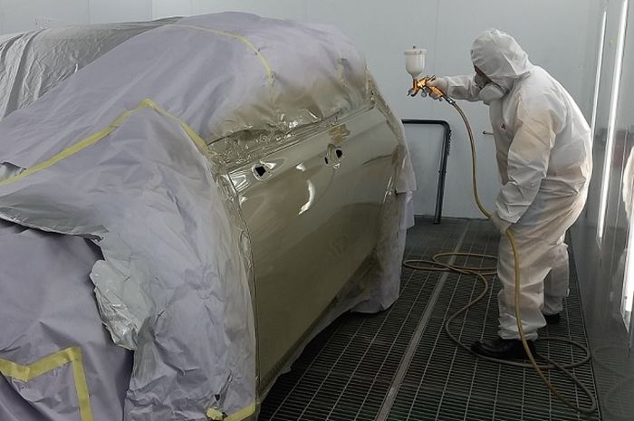 PT Honda Prospect Motor (HPM) melakukan penambahan fasilitas bodi dan cat di Dealer Honda Tendean