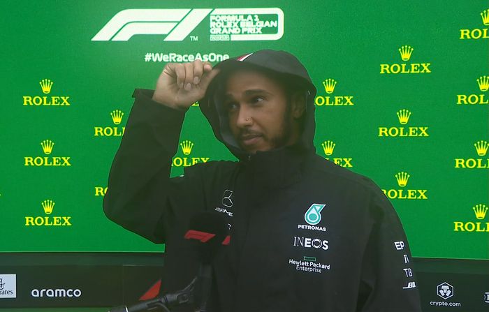 Lewis Hamilton kecewa dengan keputusan Formula 1 yang tetap menjalankan balap F1 Belgia 2021