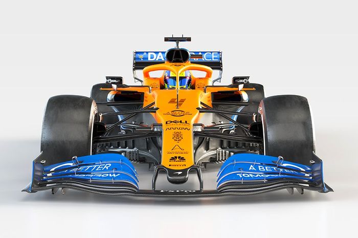 Mobil F1 2020 McLaren MCL35 menggunakan cat matte