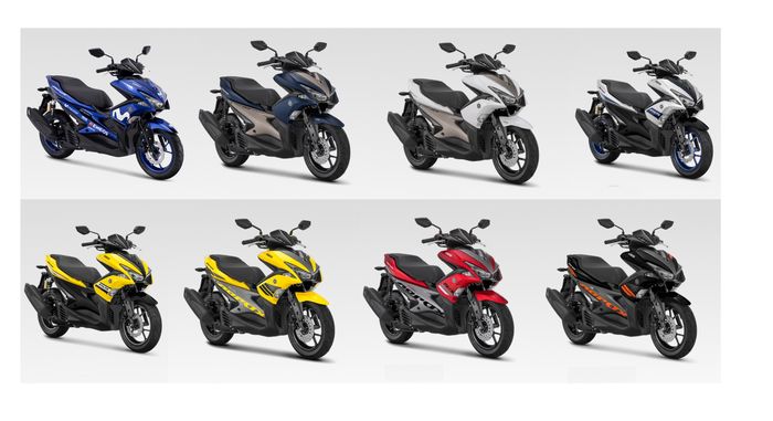 Pilihan warna lama Yamaha Aerox di Indonesia