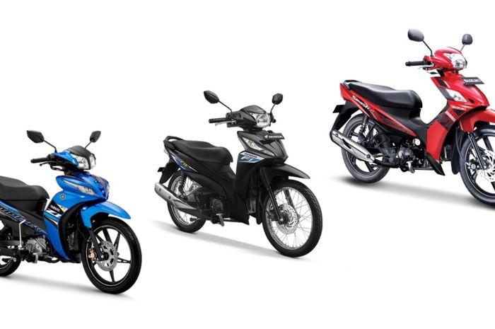 Beberapa merek motor bebek di Indonesia