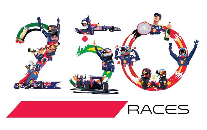 DI F1 Monako 2018, tim Red Bull mencapai balapannya yang ke -250