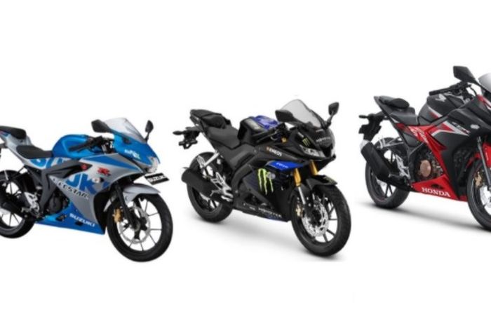 Suzuki GSX-R150, Yamaha All New R15 dan Honda CBR150R