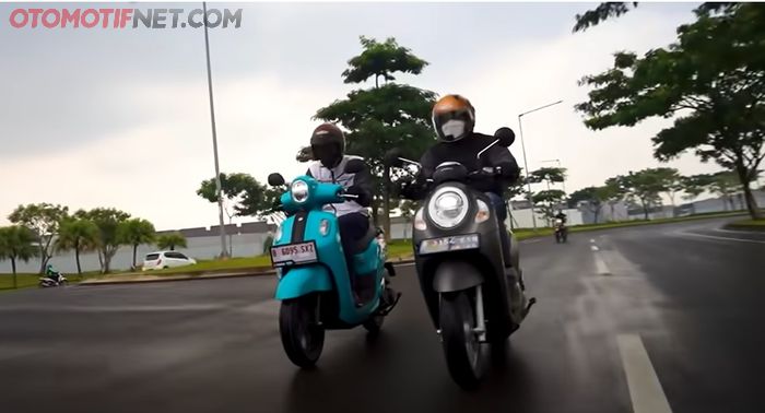 Yamaha Fazzio dan Honda All New Scoopy sama-sama mengususng tema klasik