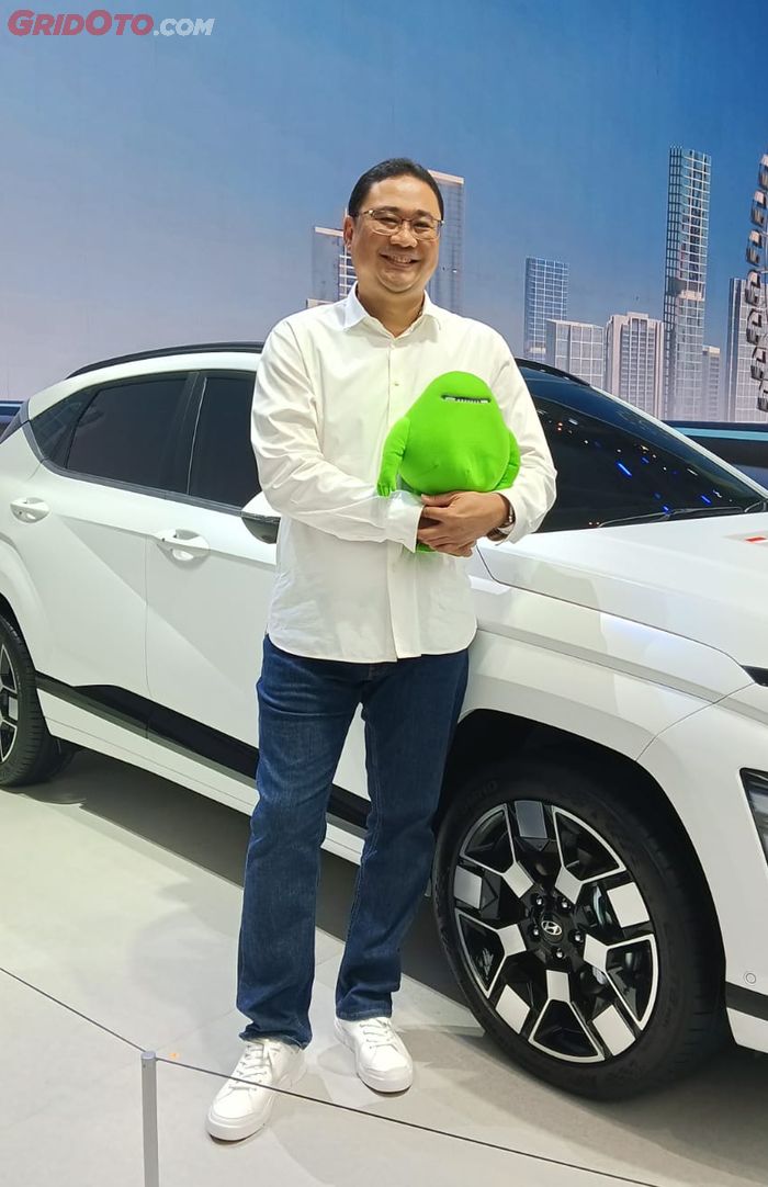 Fransiscus Soeryopranoto, COO Hyundai Motors Indonesia di peluncuran All New Kona Electric (17/7/2024)