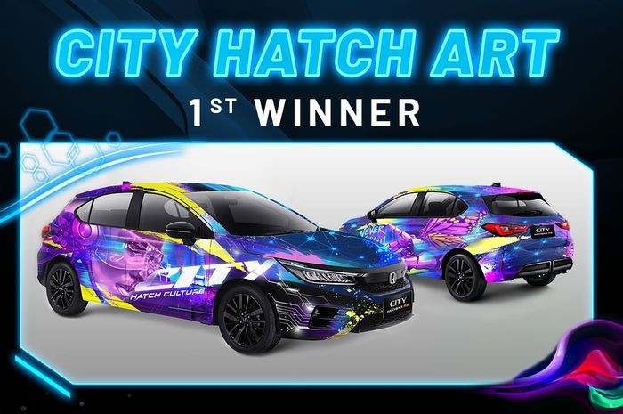 Honda City Hatchback RS garapan Ferdiansyah, pemenang lomba modifikasi digital City Hatch Art