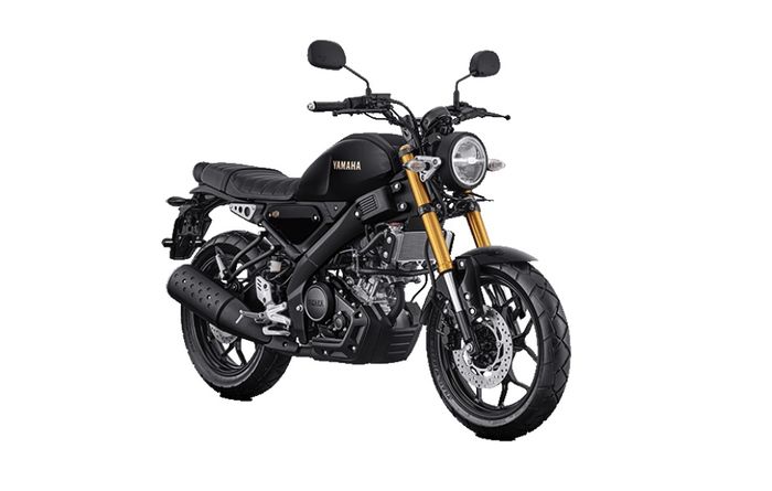 Yamaha XSR 155 pilihan warna Metallic Black Elegance
