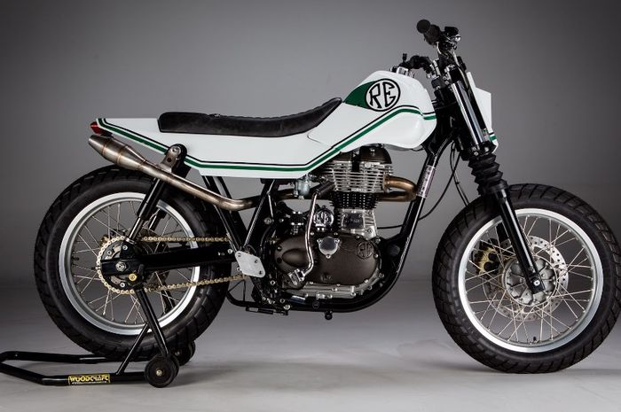 Royal Enfield Continental GT kustom flat tracker dari Sean Skinner (Motorelic), dilansir oleh www.bikeexif.com