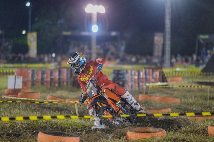 M. Zidane tampil apik sapu bersih dua kelas di seri kedua Trial Game Dirt 2025 di Sidoarjo