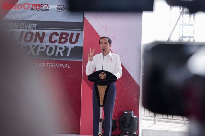 Presiden Jokowi apresiasi kegiatan ekspor Toyota
