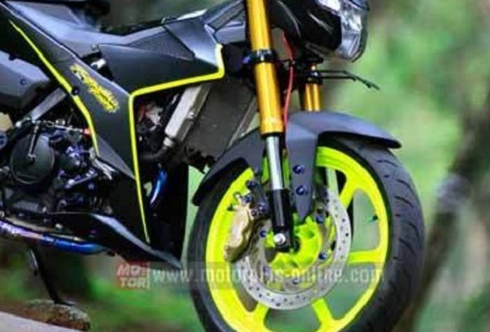 Modifikasi Satria F150 Fi menelan biaya sampai Rp 130 juta