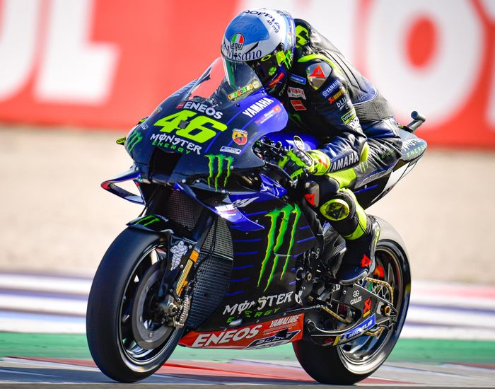 Valentino Rossi bersama Monster Energy Yamaha di MotoGP 2020