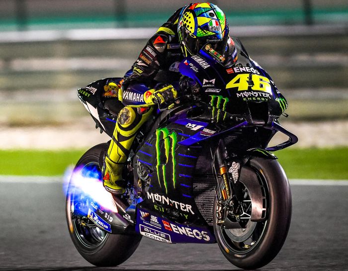Tercecer di hari kedua tes MotoGP Qatar 2020, Valentino Rossi mengaku sedang fokus mencari setelan terbaik untuk motor YZR-M1