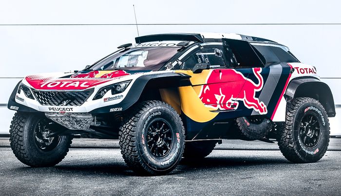 Peugeot 3008DKR Maxi yang jadi andalan tim Peugeot untuk mempertahankan gelar di Reli Dakar 2018