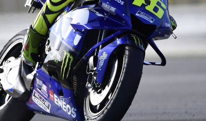 Valentino Rossi pada tes di Brno, Ceko