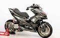 Yamaha Aerox 155 Sporty, Serba Karbon & Kaki Gambot, Tiru M1 Quartararo