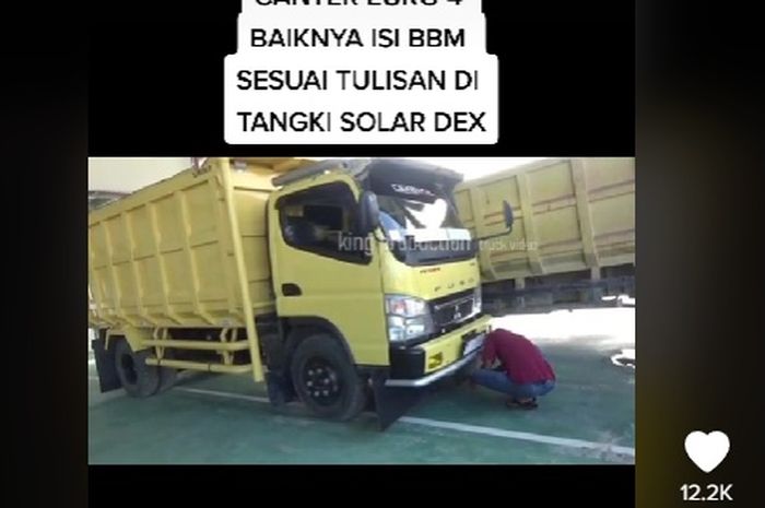 Tangkapan layar Mitsubishi Fuso Canter yang mengalami masalah power loss.