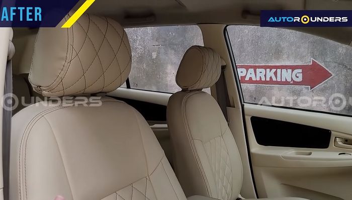 Tampilan kabin modifikasi Toyota Kijang Innova lama