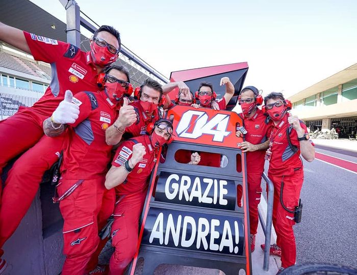 Ducati dan Andrea Dovizioso berpisah setelah bekerja sama sejak MotoGP 2013