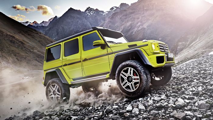 Mercedes-Benz G550 4&times;4&sup2; neon green