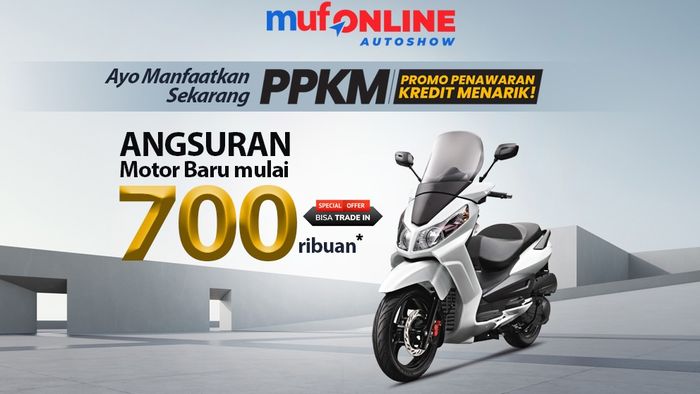 Promo kredit motor baru di MUF Online Autoshow (MOAS)