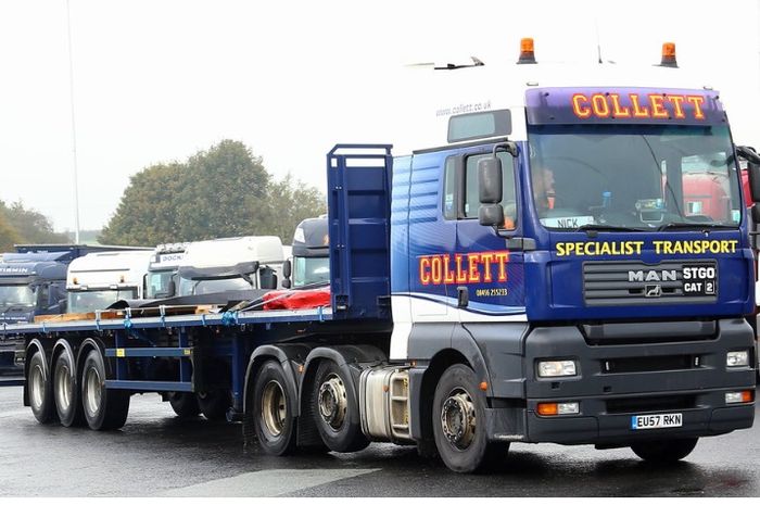 Ilustrasi truk Tractor Head