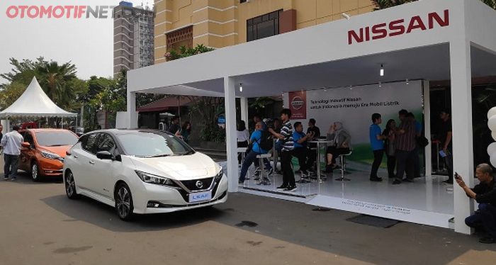 Nissan Leaf dijajal kalangan media di Jakarta (4/9/2019)