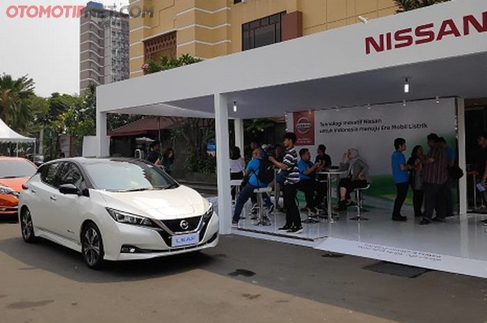 Nissan Leaf dijajal kalangan media di Jakarta (4/9/2019)