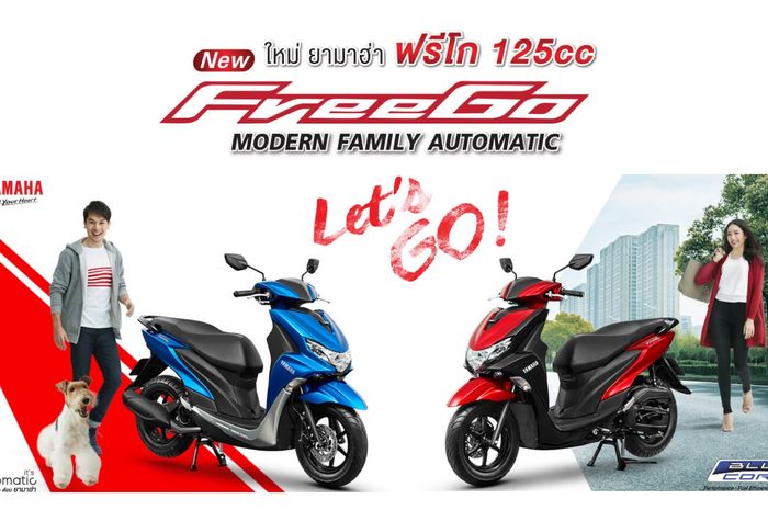 Yamaha Freego dijual di Thailand