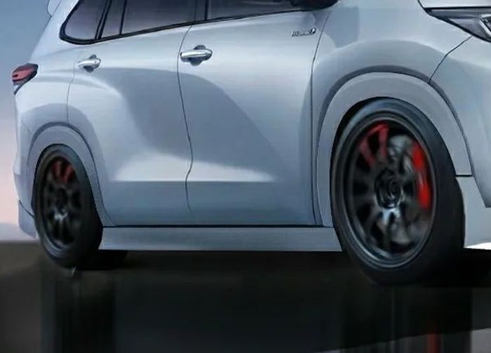 Digital modifikasi Toyota Kijang Innova Zenix ditopang setup kaki-kaki meaty