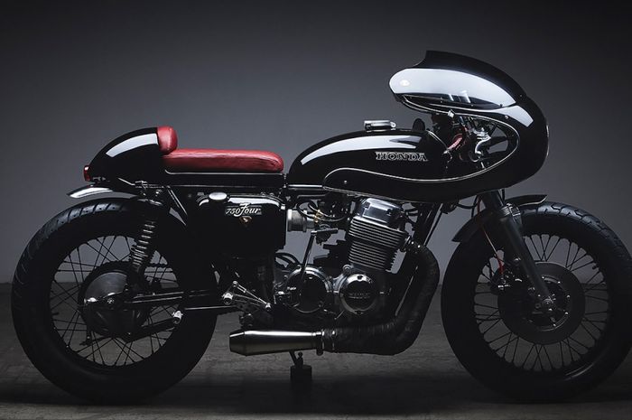 Honda CB750K &ldquo;La Poderosa&rdquo; custom cafe racer besutan Nick Acosta